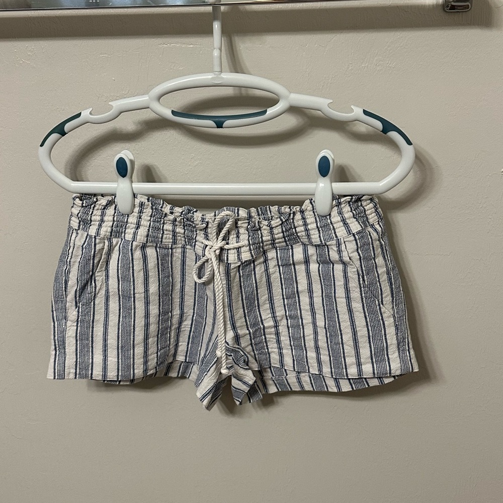 Roxy Blue Striped Shorts